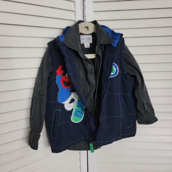 Toddler Boy 3T Long Sleeve Shirt Bundle with Elmo Vest - Picture 10 of 13